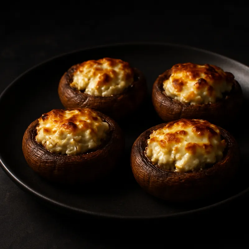 Tandoori Stuffed Mushrooms